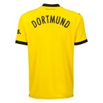 Günstige Fußballtrikots Borussia Dortmund 2023-24 Kinder Heimtrikot Kurzarm